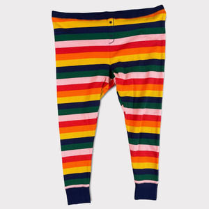Old Navy XXL Color Block Rainbow Christmas Striped Pajama Pants Joggers
